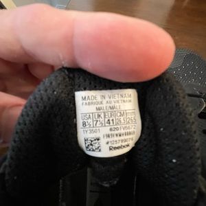 Reebok Nano X. Black and gum. Size 8 1/2.